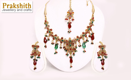 Prakshith Jewellery and crafts Kolathur - 55% off on jewellery & handicraft products. Smooth & elegant finishing!