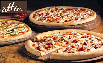 The Attic Viman Nagar - Enjoy buy 2 get 1 offer on all pizzas. Are you ready for the treat?