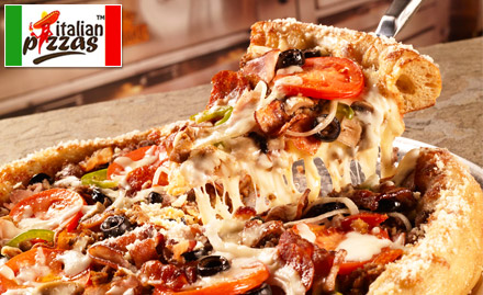 Integym Colaba - Buy 1 large pizza & get 1 regular pizza. Rich & cheesy toppings!