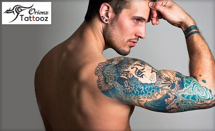 Orionz Tattooz Connaught Place - Cast a spell with 12 sq inch permanent tattoo at Rs 699