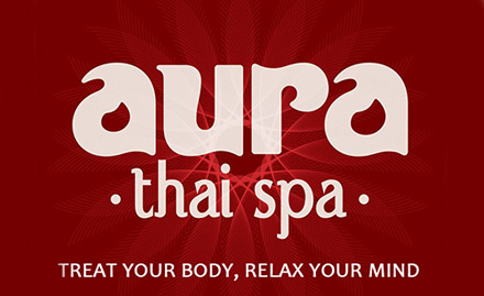 Aura Thai Spa C Scheme - Waxing, full back facial, skin lightening facial, manicure & pedicure at just Rs 5019.