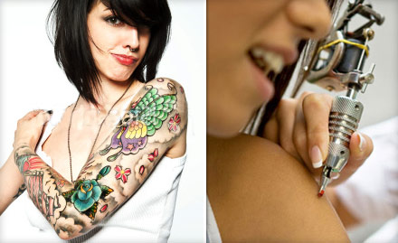 Scissors Hand Panchvati Airport Road - 50% off on coloured or black & grey tattoo. Valid on both permanent & temporary tattoo!