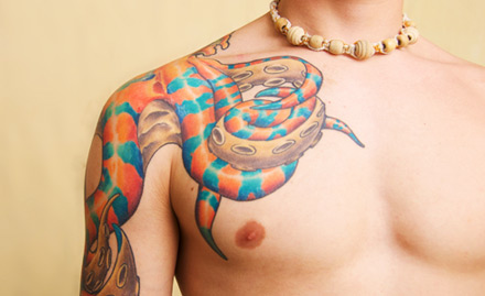 Skin Marks The Tattoo Studio Gayatri Nagar - 50% off on temporary or permanent tattoo 