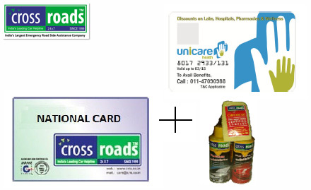 Crossroads Okhla Industrial Area Phase 2 - Rs 1499 for Cross Roads national card, Unicare health card & car care kit. Solutions to automobile problems are just a call away!