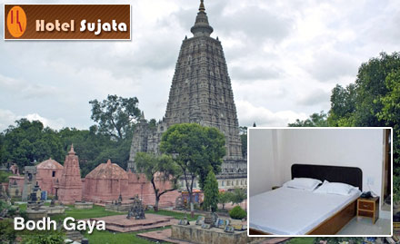 Hotel Sujata Japanese Temple Road, Bodhgaya - Rs 39 for 40% off on room tariff. Explore the city of Bodh Gaya!
