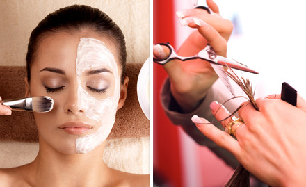 Spa Real Ladies Salon and Spa Sembakkam - Rs 629 for beauty services - facial, bleach, under eye treatment, hand polishing, hair cut & more!