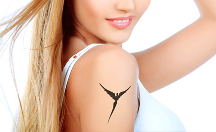 X Tattoo Code Jyoti Chowk - Rs 19 for 1 inch permanent coloured or black & grey tattoo. Also get 60% off on every extra inch!