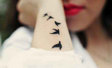 Mr. Tattoo Durga Nursery Road - 60% off on coloured or black & grey tattoo. Your size your choice!