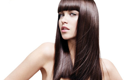 Tresstalk Unisex Salon Six Mile - Rs 2499 for L'Oreal hair straightening. Also get hair spa free!
