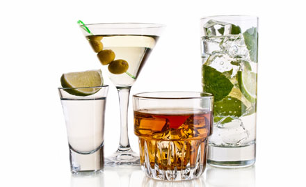 Madhosh -Jypore Saffron Inn & Suits Green Avebue Nagar - 25% off on alcoholic drinks. Smooth & aromatic beverages!
