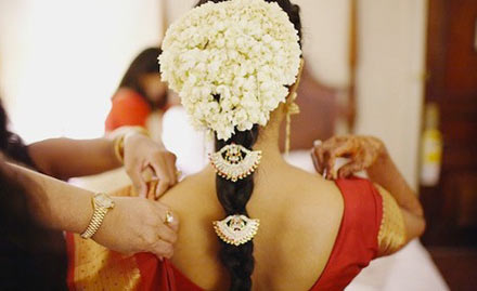 Anupama The Beauty Salon Ghoddod Road - 40% off on full bridal packages - bridal make-up, hair do & saree draping!