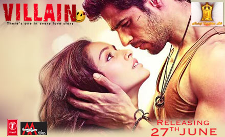 Fun Cinemas Online Booking - Get Rs 100 off on couple movie tickets to watch the Musical Romantic Thriller Ek Villain. Releasing 27th June 2014!