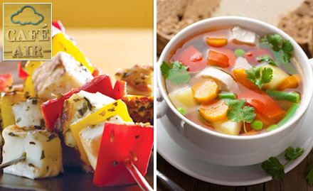 Cafe Air Maninagar - 30% off on total bill. Relish the perfect combination of flavours!
