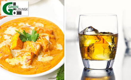 Green Lounge Pitampura - Get upto 40% off on food and beverages- For AM & PM people!