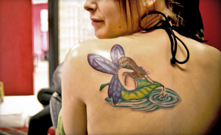 Kaps Needle Art Borivali - Rs 519 for 5 inch coloured or black & grey permanent tattoo. Pick a tattoo of your choice!