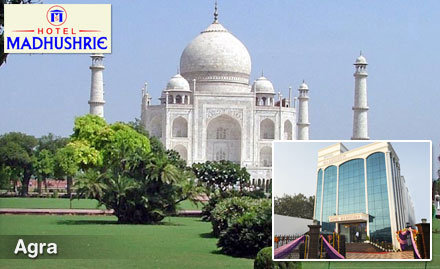 Hotel Madhushrie Nunhai, Agra - 50% off on room tariff with welcome drink & breakfast! Explore the city of Agra!