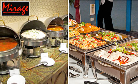 Mirage Multi Cuisine Restaurant Sangamvadi - 50% off on lunch buffet . A fine dining affair at Quality Hotel, The Regency!