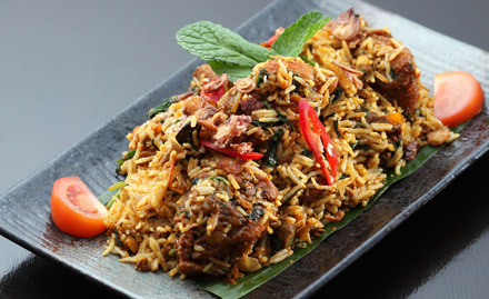 Novotel Hotel The Square Beach Road - Rs 9 to get 10% off on midnight biryani meal or total food bill
