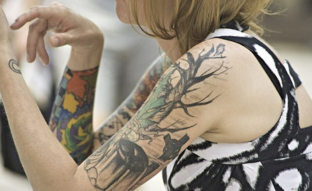 Body Art Permanent Tattoo Kandivali - 55% off on permanent coloured tattoo. Showcase your attitude!