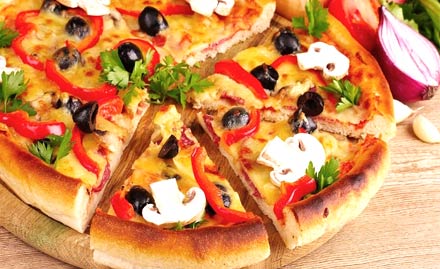Pizza Pies Gurudev Nagar Road - 20% off on total bill. Enjoy Continental delicacies at its best!