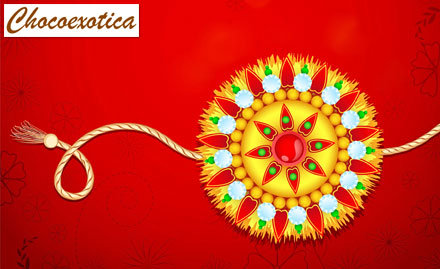 Choco Exotica Gotri Road - 30% off on chocolates & chocolate boxes. Also get a rakhi absolutely free!