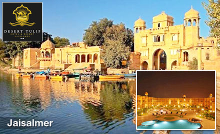 Desert Tulip Hotel & Resort Jodhpur Road - Rs 99 to get 55% off on room tariff in Jaisalmer
