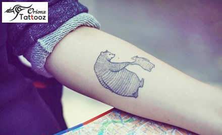 Orionz Tattooz Connaught Place - Get an extraordinary body art forever for just Rs.249
