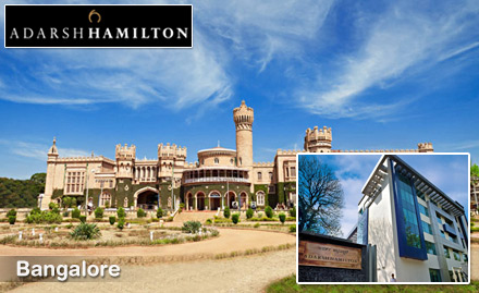 Adarsh  Hamilton Richmond Town - 2D/1N couple stay along with breakfast at just Rs 4099. Experience luxury at Bangalore!