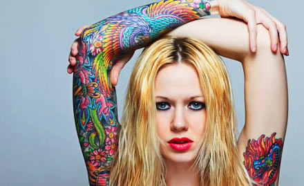 Joy Tattoo Palasia Square - Rs 19 to 80% off on permanent tattoos