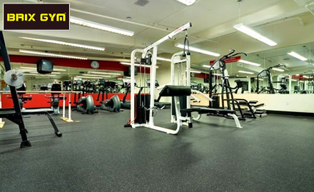 Brix Gym Sagarpur Main - 4 gym sessions at just Rs 49 along with upto 50% off on further membership. Offer valid across 5 locations in Delhi!
