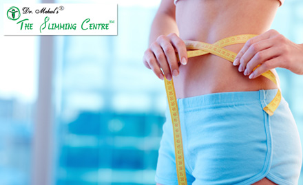 Dr. Mehul's The Slimming Centre Satellite - Rs 9 for 3 weight loss sessions. Also get 5 sessions absolutely free on 1 month enrollment!