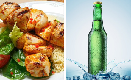 30 60 The Bar Sector 14, Gurgaon - Rs 299 for 2 beer bottles or 2 IMFL pegs with 1 starter