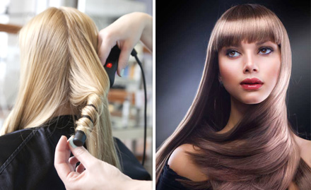 Inn style Free School Street - Rs 599 for global hair colour or hair streaking. Additionally get hair setting absolutely free!
