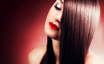 Ideal Unisex Hair & Beauty Salon Minister Road - Rs 2499 for any length hair rebonding. Products used L'Oreal or Matrix!