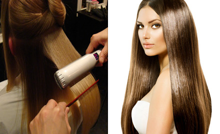Aadarshini Beauty Care Mogappair - Rs 2999 for Matrix hair straightening. No more frizzy hair!