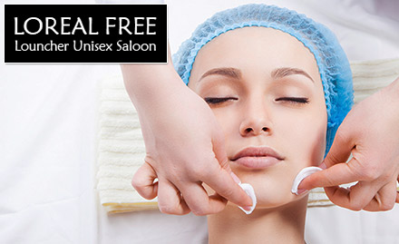 Loreal Free Louncher Unisex Saloon Indira Nagar - Upto 62% off on salon services. Get hair spa, haircut, face clean up & more!