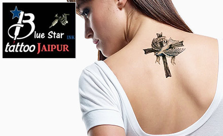 Blue Star Ink Tattoo Studio Shyam Tower - Pay Rs 19 to get 50% off on all permanent (coloured or black) tattoos!