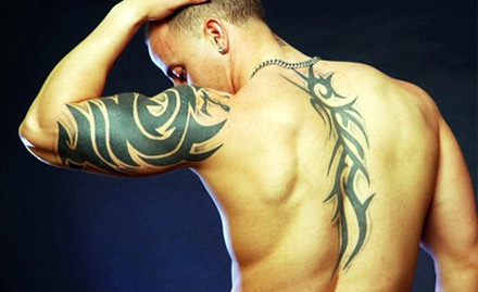 Rumi Tattoo New Market Area - 50% off on coloured and black & grey permanent tattoo. Get trendy!