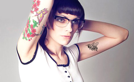 Skink Tattoo Studio Sector 15, Faridabad - Get 55% off on permanent tattoo (coloured or black & white)