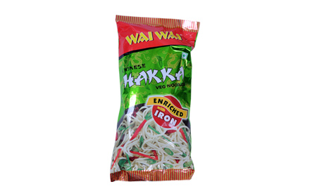 Arambagh's Foodmart Matigara - Buy 1 get 1 offer on Wai Wai Hakka Noodles. Valid only on Arambagh outlets across West Bengal.