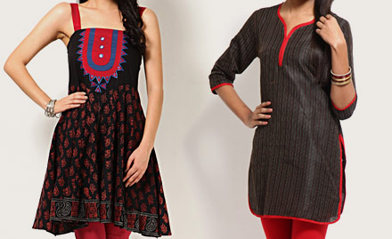 Saji Dhaji Fancy Bazar - Get leggings worth Rs 329 absolutely free on purchase of kurti