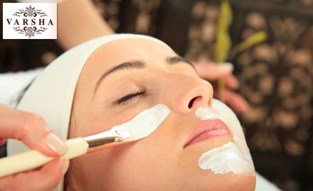 Varsha Unisex Salon New Friends Colony - Flat 30% off on all beauty services. Experience the touch of magic!