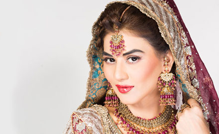 Dipak Ladies & Gents Beauty Parlour New Sama Road - Be a stunning bride with 50% off on bridal package!