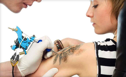 Tom Tattooz Putli Ghar - Rs 29 to get 40% off on black, grey or coloured permanent tattoo