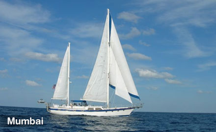 Sail Boat Charter Mumbai Gateway Of India - Rs 2999 for 2 hours of sailing boat ride. Enjoy smooth sailing in fun boat!