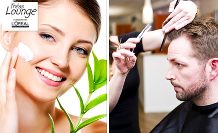 Tress Lounge Sector 8 - 40% off on all beauty services. Let the beauty experts pamper you! 