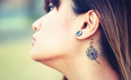 Manishaa's Tattoos Piercing Sai Baba Colony - Pay Rs 499 for 2 sq inch coloured or black & grey permanent tattoo