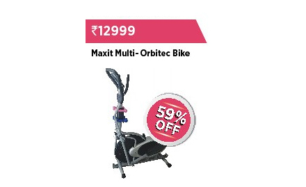 Hypercity Gorwa Road - Get 59% off on Maxit Multi- Orbitrac Bike. Offer valid at Hypercity outlets only.