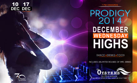Appu Ghar Express Sector 29, Gurgaon - Gates to Prodigy 2014 is open! Unlimited IMFL,  DJ & more - entry tickets at just Rs 555
