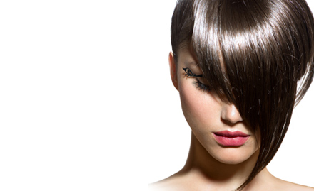 Zain Ladies Beauty Studio Ernakulam - Get silky smooth hair with hair smoothening for just Rs 3049!